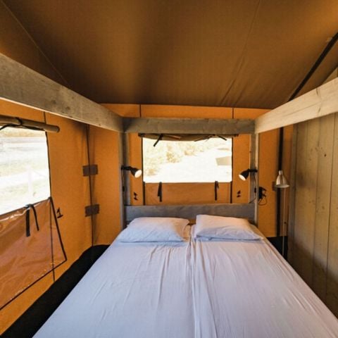 TENDA IN TELA E LEGNO 4 persone - Woodlodge da 4 posti letto (2 camere da letto)