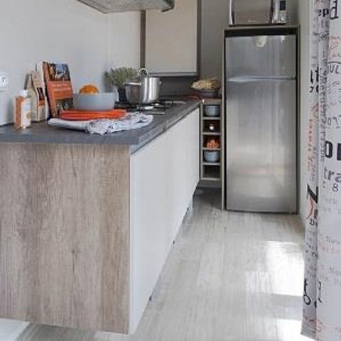 Stacaravan 6 personen - Declick 3 slaapkamers - Uitzicht op zee