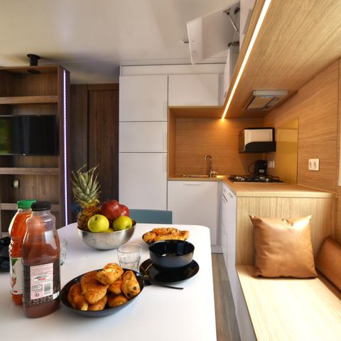 Stacaravan 6 personen - Lodge Prestige Natura