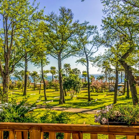 Stacaravan 7 personen - Lodge Prestige Pilotis Zeezicht