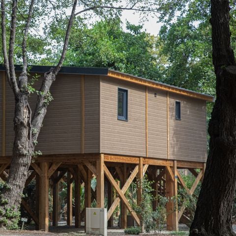 Mobilhome 7 personnes - Lodge Prestige Pilotis Vue Mer