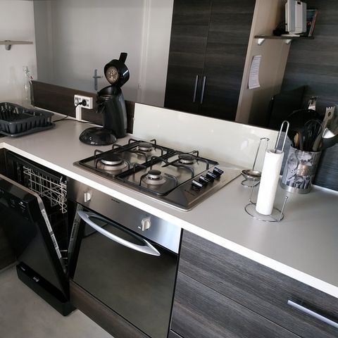 Stacaravan 6 personen - VOLLEDIG UITGERUSTE LUXE