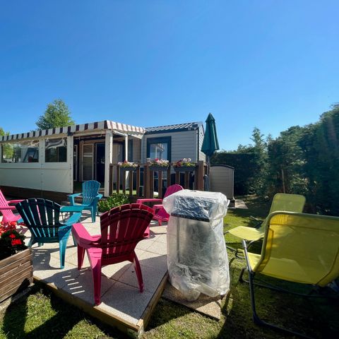 MOBILHOME 6 personnes - Mobil Home CC267 - 42 m² - 3 Chambres -  Climatisation