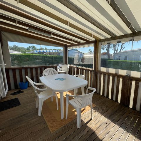 BUNGALOW 6 personnes - Mobil Home CC725 - 40 m² - 3 Chambres - Climatisation