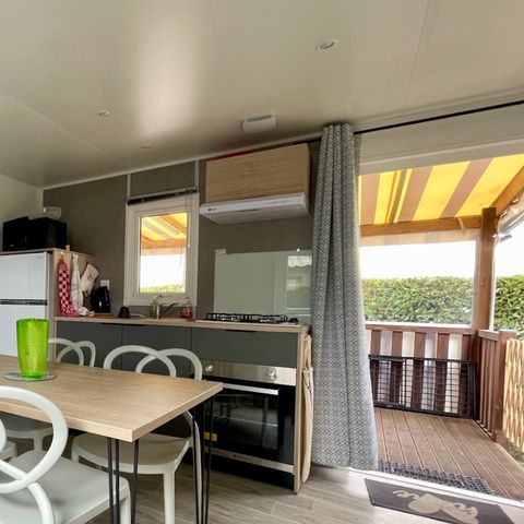 Stacaravan 6 personen - CC718 - 36 m² - 3 slaapkamers