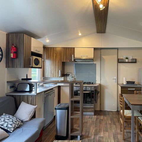 MOBILHOME 6 personnes - CC995 - 40m2 - 3 Chambres - 6 pers - CLIM-LV-LV-2 SDB