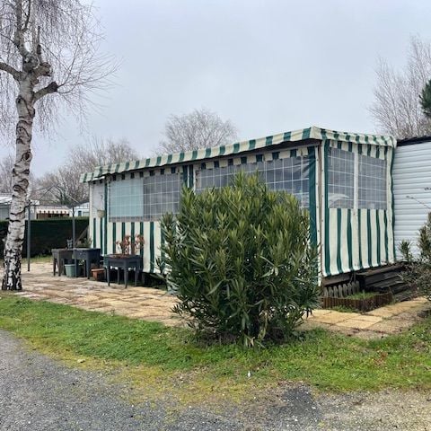 Stacaravan 8 personen -  Mobilhome petit prix 3 kamers (Immobilhome) climatisation/LL/LV/ +12 ans