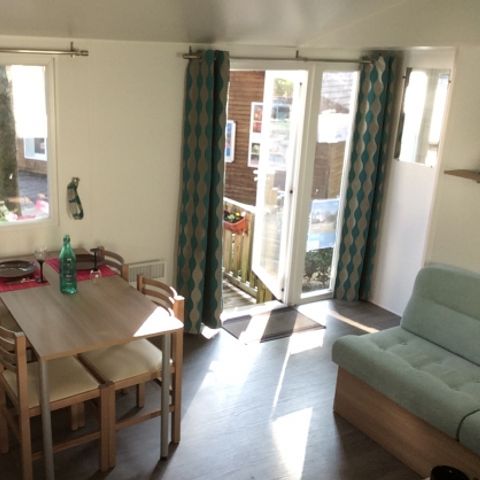Mobile home 14 persons - 2 Mobile homes side by side - Breakfast + bed linen included + 4 adult funpasses and 6 children's funpasses included