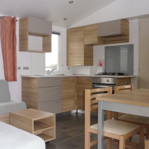 Mobile home 14 persons - 2 Mobile homes side by side - Breakfast + bed linen included + 4 adult funpasses and 6 children's funpasses included