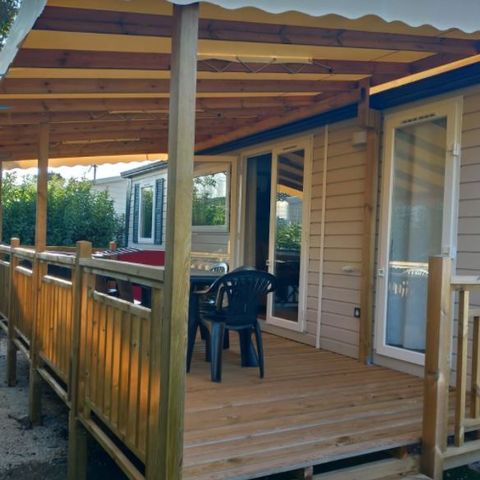 Stacaravan 6 personen - 2 kamers CLIM + TV + WIFI + FUN PASS INCLUSIEF