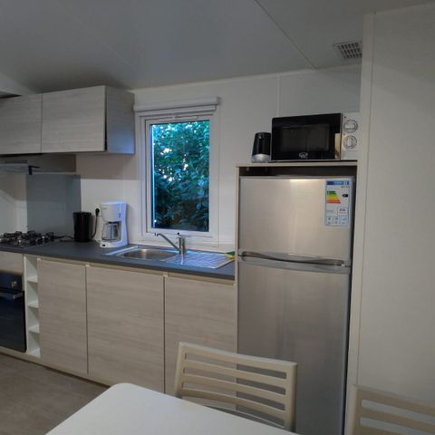 Stacaravan 6 personen - 2 kamers CLIM + TV + WIFI + FUN PASS INCLUSIEF