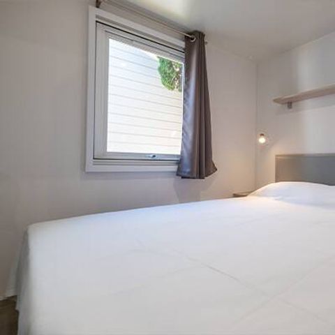 Mobilheim 6 personen - Komfort | 3 Zi. | 6 Pers. | Erhöhte Terrasse | 1 Bad | Klimaanlage