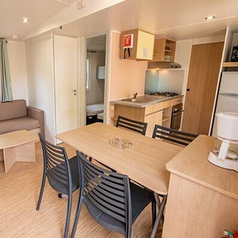 Mobilheim 6 personen - Mobilheim | Comfort | 2 Zi. | 4/6 Pers. | Erhöhte Terrasse | 1 Bad | Klim.