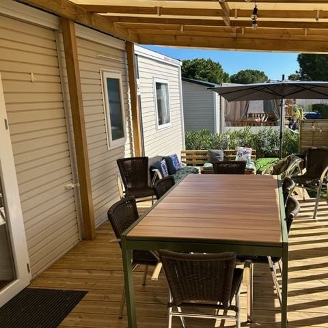 Stacaravan 8 personen - Stacaravan met 3 slaapkamers