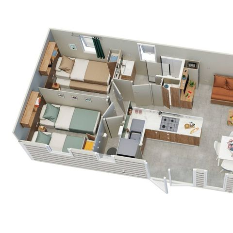 MOBILE HOME 8 people - 3-bedroom mobile home