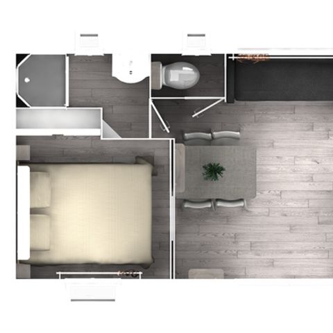 BUNGALOW 6 personnes - Mobilhome 6 personnes