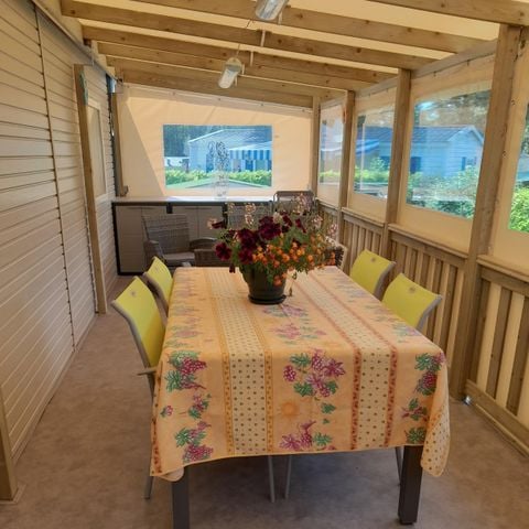 Stacaravan 4 personen - Privé op de camping 380