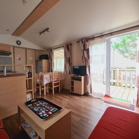 Stacaravan 6 personen - 2 slaapkamers airconditioning (Immobilhome)