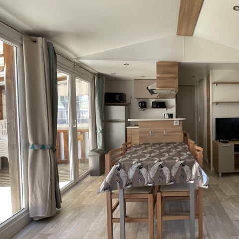 MOBILHOME 6 personas - BA45 40 m² - 3 dormitorios - Aire acondicionado - 2SDB, 2WC