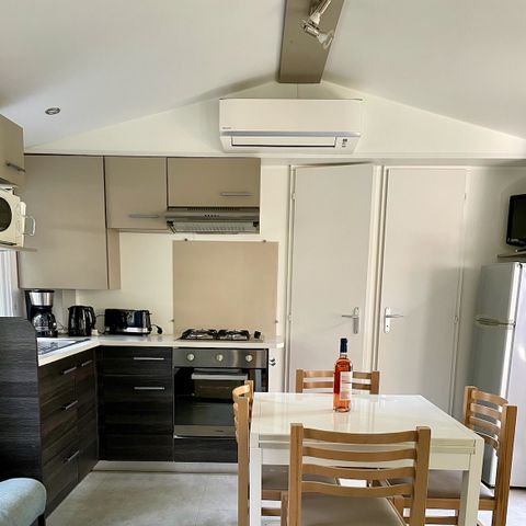 Stacaravan 6 personen - BA662 36 m² - 3 slaapkamers - Airconditioning