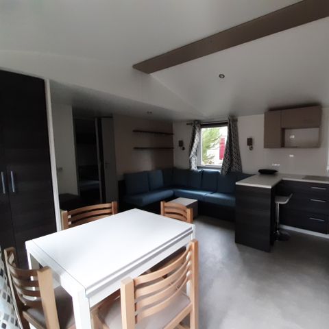 Stacaravan 6 personen - BA686 41 m² 3 slaapkamers - Airconditioning - 2 badkamers - 2 toiletten