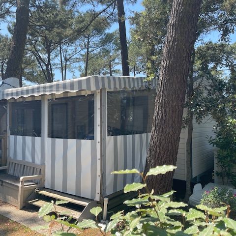MOBILE HOME 6 people - 2-bedroom mobile home (Immobilhome) air-conditioned