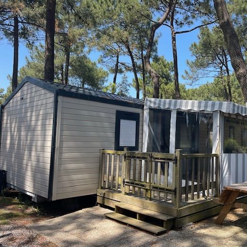 BUNGALOW 8 personnes - Mobilhome 4 chambres climatisation