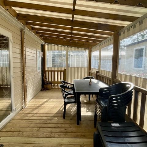 Stacaravan 6 personen - Stacaravan BA38 - 40 m2 - 3 slaapkamers