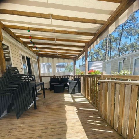 BUNGALOW 6 personnes - Mobil-home 2 chambres - 2 salles de bain - Contis AVENT2 MH 510
