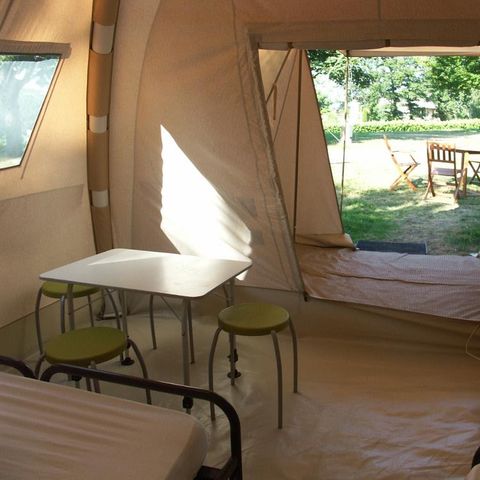Wohnzelt auz holz 4 personen - Großes Zelt Luxe Karsten - ohne Sanitäranlagen