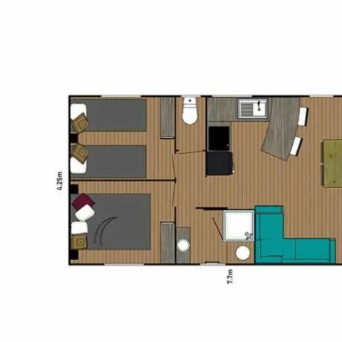 Chalet 5 persons - VIP Eco-Lodge 32m² - 32m²