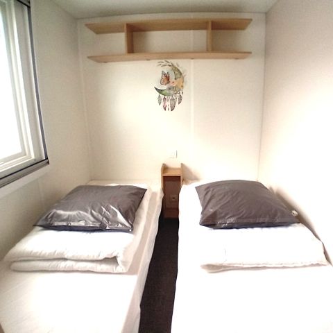 STACARAVAN 6 personen - A130 - 3 slaapkamers met airconditioning