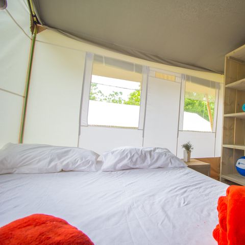 Tente en toile et en bois 5 personnes - Krk - Tente safari de luxe