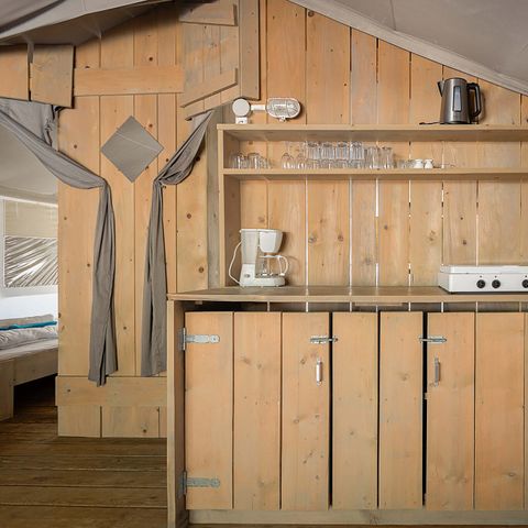 CANVAS AND WOOD TENT 5 people - Safari tent Luxe