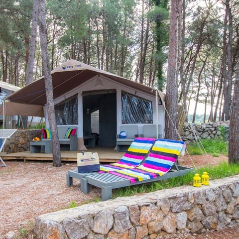 TENTE TOILE ET BOIS 5 personnes - Krk - Tente safari de luxe