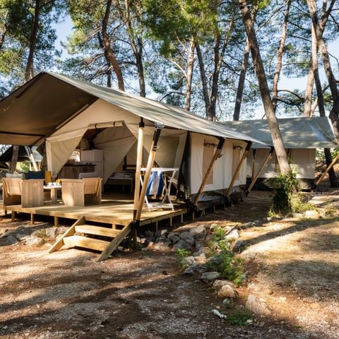 TENTE TOILE ET BOIS 5 personnes - Krk - Tente Safari Confort