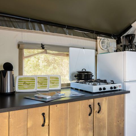 CANVAS AND WOOD TENT 5 people -  Safari tent Comfort