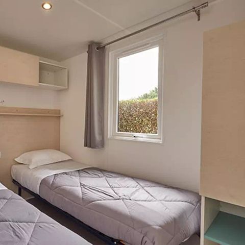 MOBILE HOME 4 people - Comfort | 2 Bedrooms | 4 Pers | Raised terrace | 2 bathrooms | Air conditioning | TV