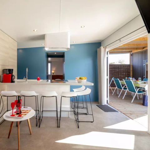 MOBILE HOME 4 people - Comfort | 2 Bedrooms | 4 Pers | Raised terrace | 2 bathrooms | Air conditioning | TV