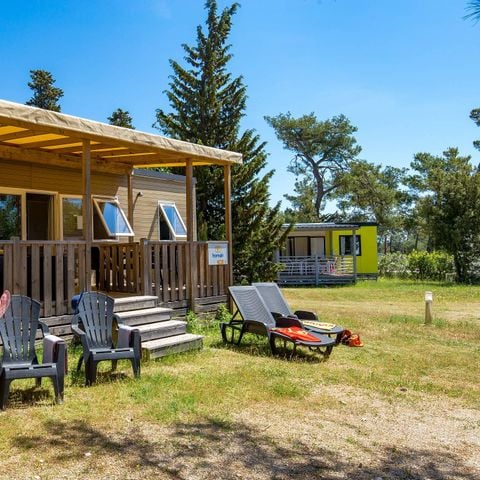 MOBILHOME 4 personnes - Mobil-home | Premium | 2 Ch. | 4 Pers. | Terrasse surélevée | Clim.