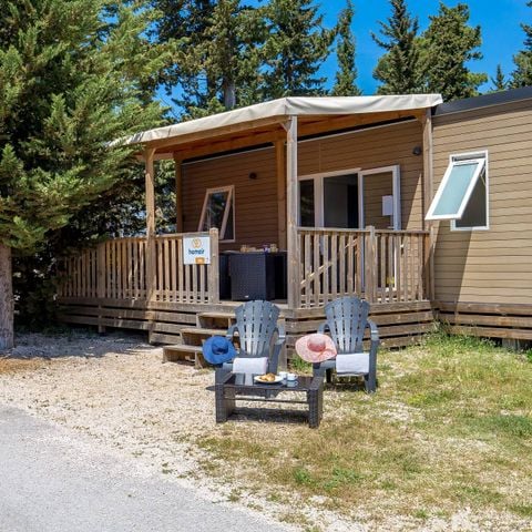 BUNGALOW 6 personnes - Mobil-home | Comfort | 3 Ch. | 6 Pers. | Terrasse Lounge | Clim.