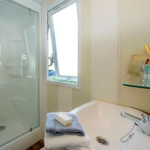 Stacaravan 6 personen - Mobile-home | Comfort | 3 Slaapkamers | 6 Pers. | Terras Lounge | Klimaat.