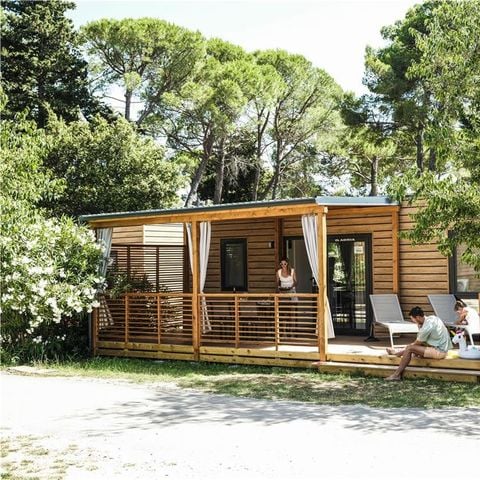 BUNGALOW 5 personnes - Deluxe Family Three-Bedroom Camping Home 4+1
