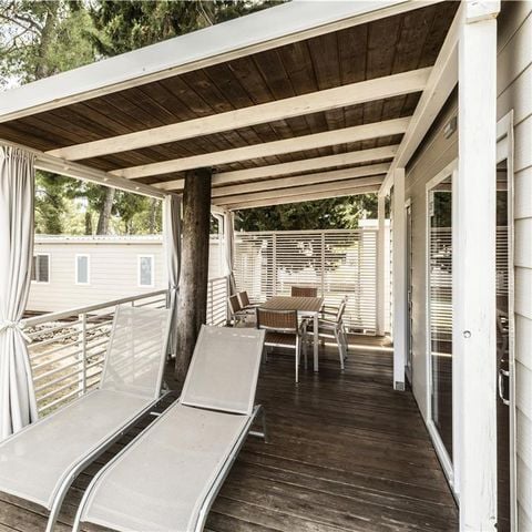 BUNGALOW 7 personnes - Premium Three-Bedroom Camping Home 6+1