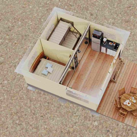 Glamping tent 4 persons - MARQUISE