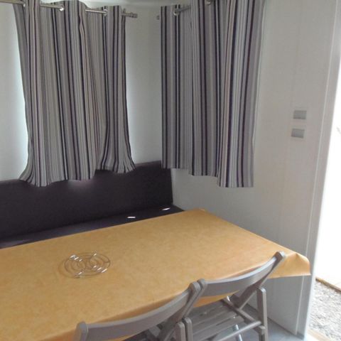 Mobilheim 2 personen - Mobilheim 2 pers ASTRIA 16m² klimatisiert + überdachte Terrasse 10m²