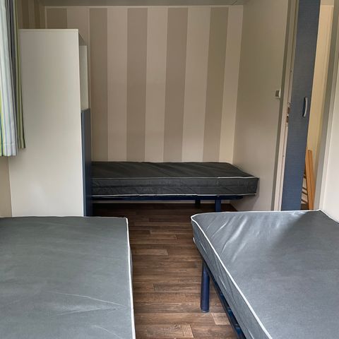 Mobilheim 5 personen - Mobilheim DOMINO 25m² KLIMATISIERT+ überdachte Terrasse 10m²