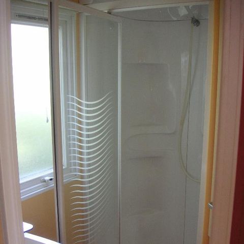 Mobilheim 4 Personen - Mobilheim LOGGIA 25m² KLIMATISIERT + halbüberdachte Terrasse 8m²