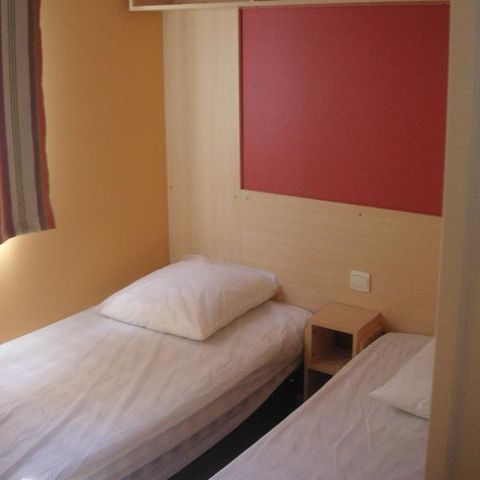 Mobilheim 4 personen - Mobilheim LOGGIA 25m² KLIMATISIERT + halbüberdachte Terrasse 8m²