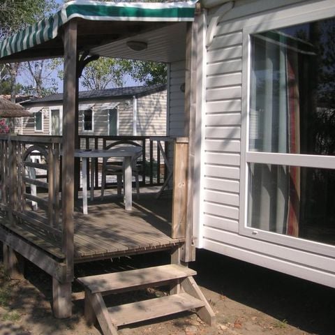 MOBILE HOME 4 people - Mobile home LOGGIA 25m² AIR CONDITIONED + 8m² semi-covered terrace